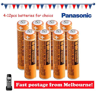 Panasonic AAA HHR-4DPA Cordless Phones NI-MH Rechargeable Battery 700mAh 1.2V • $28.19