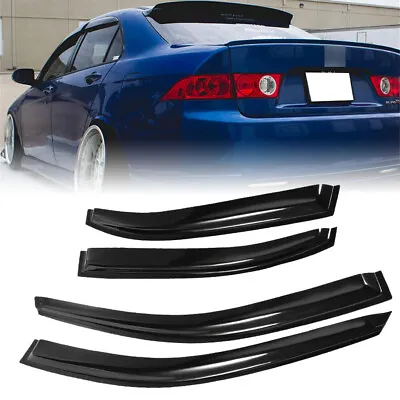 For 2004-2008 Acura TSX Sedan Window Visors Vent Sun Shade Rain Guards Deflector • $26.99