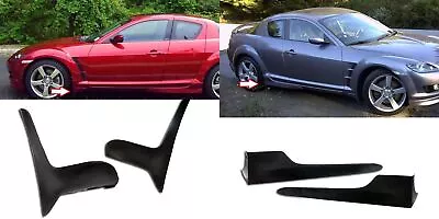 For 04-10 MAZDA RX8 RX-8 PU FRONT MUD FLAPS QUARDS REAR SIDE SKIRTS • $169.99