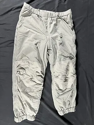 USGI ECWCS Primaloft Level 7 Pants Trousers Gray Large Long • $63