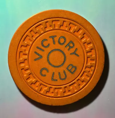 ⚡️❄️ Casino Chip OMG 😳 $5 Victory O Club Orange ⚡️❄️⚡️❄️⚡️❄️ • $1