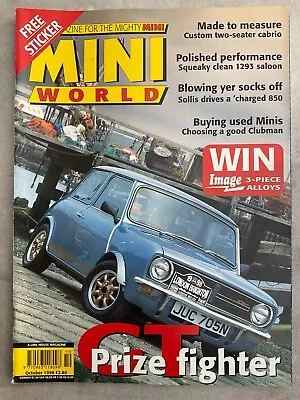 Mini World Magazine - October 1998 - 1293 Saloon Charged 850 Two Seat Cabrio • £7.99