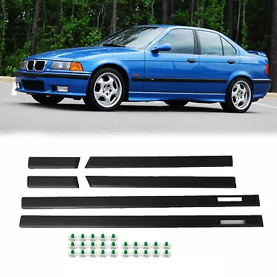 4Door BODY SIDE MOULDING TRIM FOR 1992-1998 BMW E36 3-SERIES M3 Style • $92.87