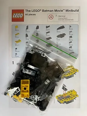 £5.99 • Buy LOOK Used Lego Batman Movie Mini Build Set Toys R Us TRUBATMOBILE-1 Batmobile