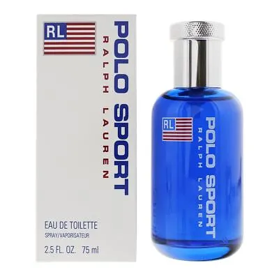 Ralph Lauren Polo Sport Eau De Toilette 75ml Spray For Him - Men's EDT New • £29.95