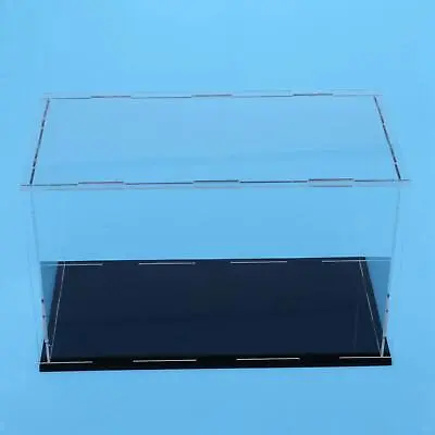Clear Display Case Cabinet Organizer For Vehicle Toy Model Car Collectibles • £11.17