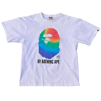 BAPE Bathing Ape Rainbow Head Shirt Size XL Made In Japan • $95