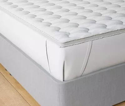 Luxury Microfiber Mattress Topper Ultra Soft Top Hotel Quality Air Flow Mattress • £18.50