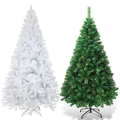 4/5/6/7ft Christmas Tree Artificial Pine Holiday Xmas Tree Party Home Decoration • $46.49