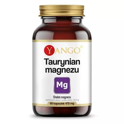 Yango Magnesium Taurate 60 Capsules • £8.39