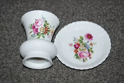 2 Coalport Bone China LUDLOW Vase And Trinket Dish • £5.95