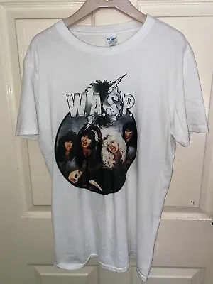 £67.50 • Buy Mens Medium Rock Band T Shirt Wasp W.a.s.p. M Usa Heavy Metal Vintage 80s STYLE
