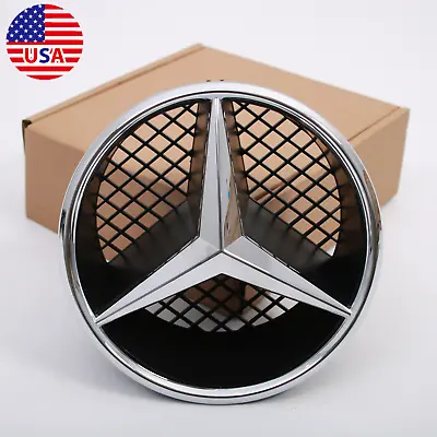 Chrome Front Grill Star Logo Emblem For Mercedes Benz W204 C300 C350 C250 GLK350 • $22.49