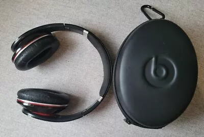 Monster Beats By Dr. Dre Studio Wired Headphones Tested & Working With Case AAA • $29.99