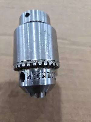 Jacobs 34-33C 33 Taper Drill Chuck 0-1/2  • $99