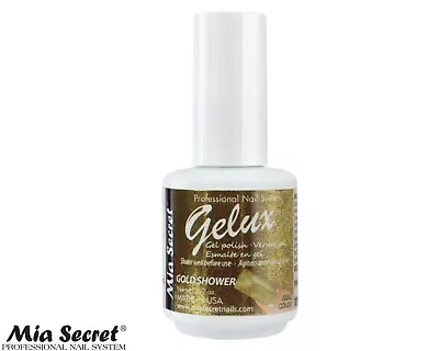 Mia Secret Professional Nail System Gelux Gel Polish (Gold Shower) 0.5oz • $14.18
