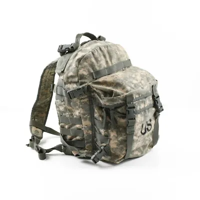 US MILITARY ASSAULT PACK HEAVY DUTY 3 DAY MOLLE ACU BACKPACK W/ STIFFENER NICE • $34.80