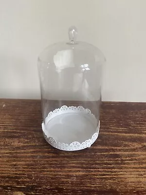 Brand New Glass Dome Single Cupcake Serving Display Stand • £3.99