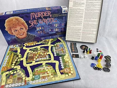 Vtg Murder She Wrote Board Game Warren Games 1985 100% Complete VERY CLEAN! • $39.98