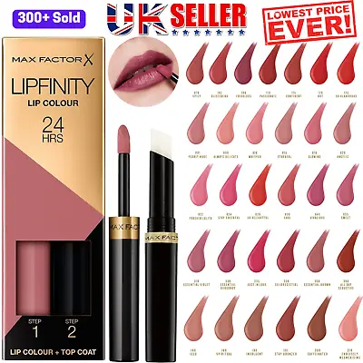 Max Factor Lipfinity 24HR Shade Lip Colour Beauty Lipstick • £11.98