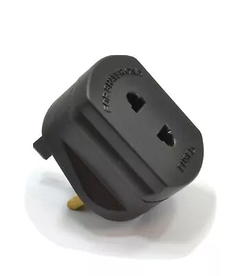 £4.65 • Buy Shaver Plug / Toothbrush Charger Converter From UK Mains Socket Adapter Black