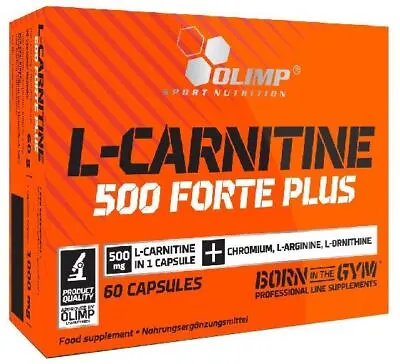 Olimp Nutrition L-Carnitine 500 Forte Plus - 60 Caps • £26.58