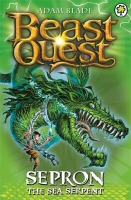 Beast Quest: Sepron: The Sea Serpent By Adam Blade (Paperback) Amazing Value • £2.45