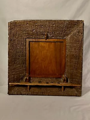 Vintage Folk Art ~ Hand Crafted ~ Carved Frame ~ Signed/Dated ~ Primitive Style • $175