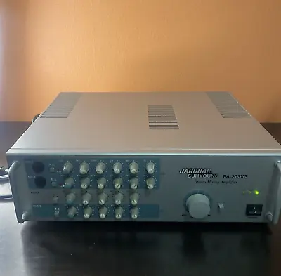 Jarguar Suhyoung Stereo Mixing Amplifier Pa-203xg *see Video* Tested Working • $320