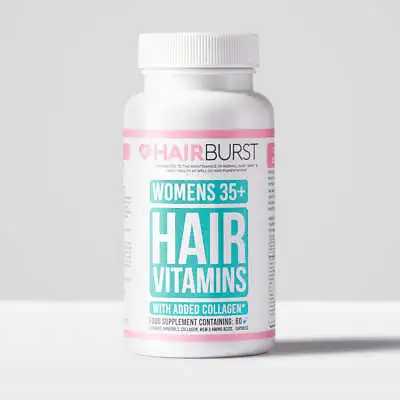 Hairburst Hair Vitamins Womens 35+ 60 Capsules Marine Collagen Iron Biotin • £24.89