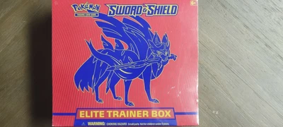 $49.99 • Buy Pokemon Zacian Sword And Shield ETB Elite Trainer Box 