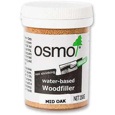 Osmo Water Based Wood Filler - Mid Oak 250g • £7.98
