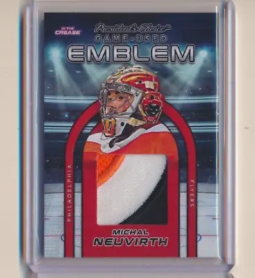 2022 Presidents Choice In The Crease Game Used Emblem Michal Neuvirth 8/10 Flyer • $73.58