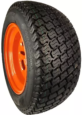 24x9.50-14 Tire Wheel Rim Kubota Zero Turn Riding Lawn Mower Garden Tractor 4ply • $229.95