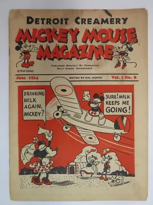 Mickey Mouse Magazine Vol. 1 No. 8 June 1934 1934 • $2500