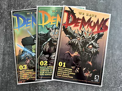 We Have Demons #1-3 Set | Synder & Capullo | NM | B&B (Dark Horse 2022) • £11.50