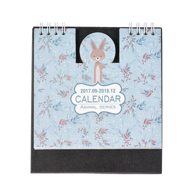 $11.64 • Buy 1pcs 2017-2018 16-Month Small Desk Calendar Table Calendar Schedule W/Stand M8H6