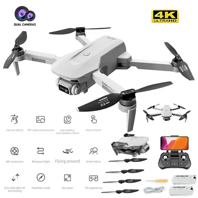 2023 4DRC F8 GPS Drone With 4K HD WiFi Camera Brushless FPV RC Quadcopter • $127.99