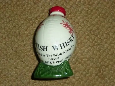 Welsh Whisky Co. Brecon. Wales Ceramic Rugby Ball Swn-Y-Mor. • £4.99