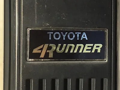 Two Toyota 4runner 84 85 86 87 88 Pillar Vent Emblem Badge Overlay  2pc • $35