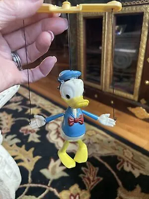 Vintage 1970's Donald Duck Puppet Marionette Walt Disney Productions • £55.92