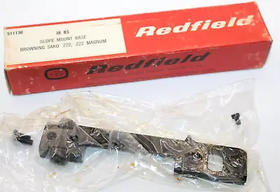 Redfield Scope Base JR BS Browning SAKO .222 Magnum Rifle #511130 Vintage NOS • $19.99