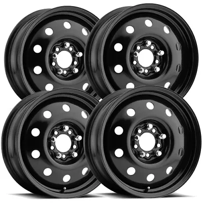 $395.96 • Buy (Set Of 4) AWC 70 Steel 16x6.5 5x100 +48mm Black Wheels Rims 16  Inch