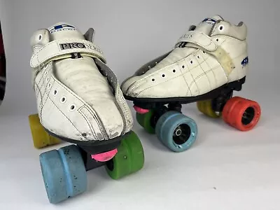 Pacer Pro Series 429 Roller Derby Skates Women’s Size 8 Vintage Pink Multicolor • $84