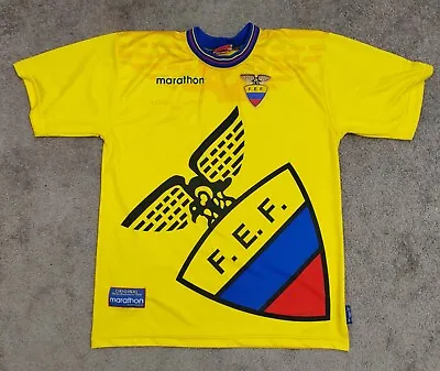 Ecuador National Team 2002 World Cup Special Edition Jersey Camiseta Marathon XL • $149.99