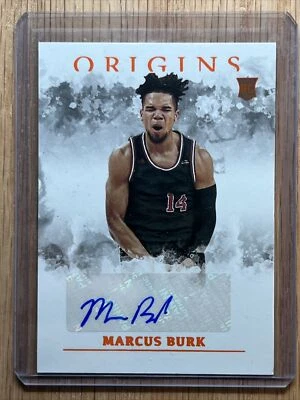 $2 • Buy Marcus Burk - 2021-22 Chronicles Draft Picks Origins Rookie Autographs #OR-MBU