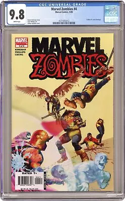 Marvel Zombies #4A 1st Printing CGC 9.8 2006 4371692012 • $89