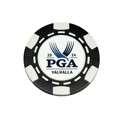 2024 PGA Championship Valhalla - Magnetic Clay Poker Chip Golf Ball Marker • $7.99