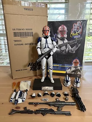 Hot Toys TMS023 501st Clone Trooper Deluxe 1/6 Figure Star Wars: The Clone Wars • $265