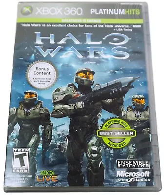 Halo Wars (Microsoft Xbox 360) Complete W/Manual Tested & Works CIB • $3.99